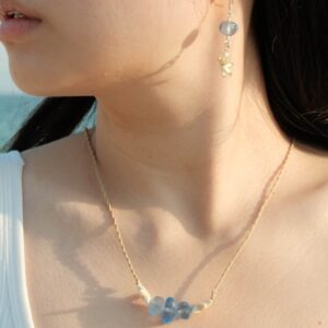 Alternative view of Sea glass rope necklace