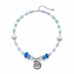 Sea glass choker